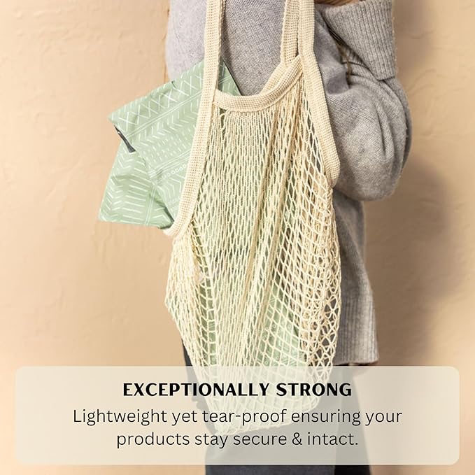 Poly Mailers 6x9 Inch 100 Pack Small Shipping Bags Strong Thick Mailing Envelopes | Self Sealing Adhesive | Waterproof & Tear Resistant | Small Business Packaging for Clothing - Boho Sage Green