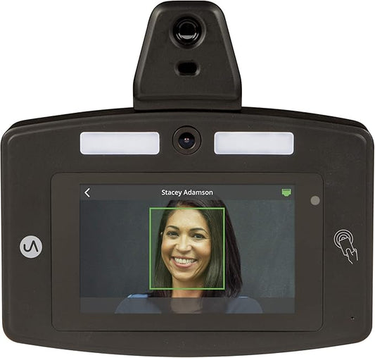 uAttend Touch-Free Voice Control and Facial Recognition Time Clock with Temperature Reader (DR2500)