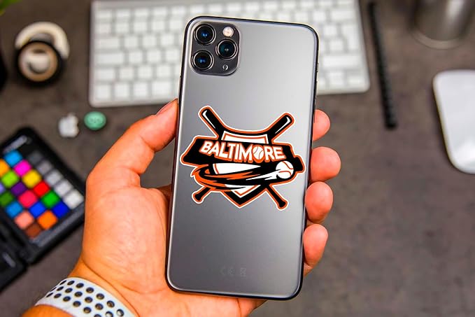 30 PCS Baltimore American Orioles Vinyl Baseball Stickers for Water Bottle, Laptop, Bicycle, Computer, Motorcycle, Travel Case, Car Decal Decoration Sticker Graffiti Decals
