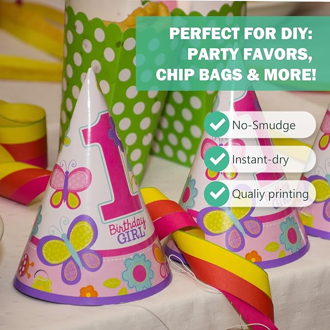 36lb Glossy Photo Paper, 8x10, 8R Size, Thin Glossy Photo Paper for Chip Bags, Inkjet, 100 Pack