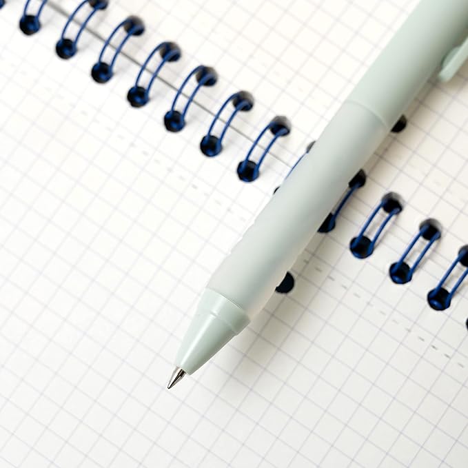 Linbsunne Ballpoint Pens Medium Point 1mm Black Pen with Super Soft Grip Ball Point Pen for Men Women Retractable Pens (12-pack)