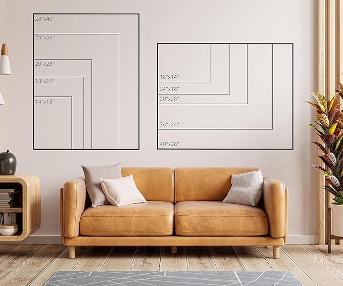 Acrylic Premium Wall Planner - Large Glass Calendar for Wall - To Do List Reminder - Large Dry Erase Board - Reusable Board for Office and Home - Dry Erase Board (Gold Standoff, 28"x20")