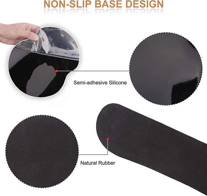 ArtSo Mouse Pad Keyboard Wrist Rest Support Ergonomic, Upgraded Cushion Mousepad Gel Memory Foam Non-Slip Rubber Base Pain Relief & Easy Typing for Home,Office, Oil Painting Flowers