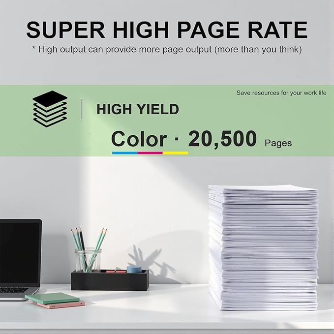 1 Pack Compatible TK8517 Cyan Toner Cartridge: Compatible TK8517C Toner Cartridge Replacement TK-8517C Toner for Kyocera Copystar CS-5052ci CS-6052ci TASKalfa 5052ci 6052ci Printer, Color 20500 Pages