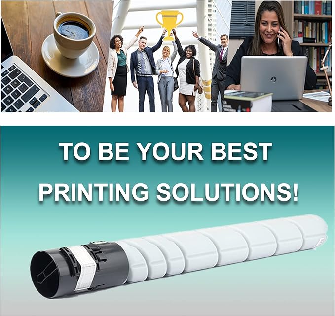 TN516 TN515 TN514 TN513 TN512 TN324 TN326 Black Toner Cartridges Compatible for Konica Minolta Bizhub 308E 458E 558E 658E 368E 454E 554E Printer Toner (1 Black) No Fading, No powder leakage, No Streak