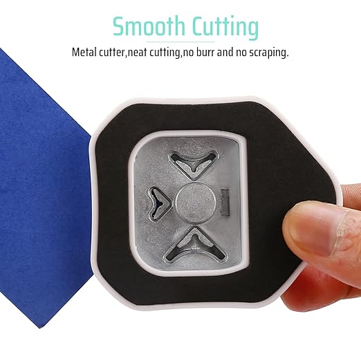 MyArTool 3 Way Corner Rounder Punch, 4mm, 7mm, 10mm 3 in 1 Corner Cutter for Paper Crafts, DIY Projects, Laminate, Photo Corner, Card Making and Scrapbooking