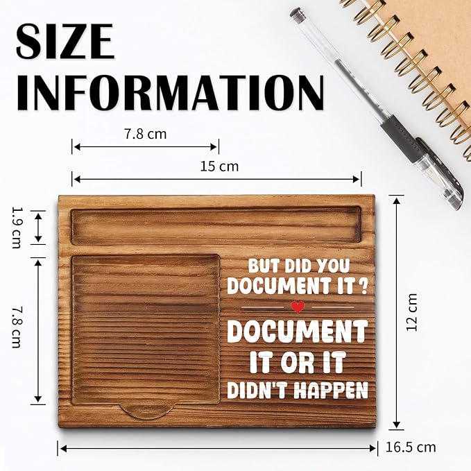 Funny Sticky Note Holder Gifts for HR, School Administrator, Counselor, Social Worker, Nurse, Admin Assistant, Funny Human Resources Gifts, Office Desk Self-Stick Note Pad Holders WPP32