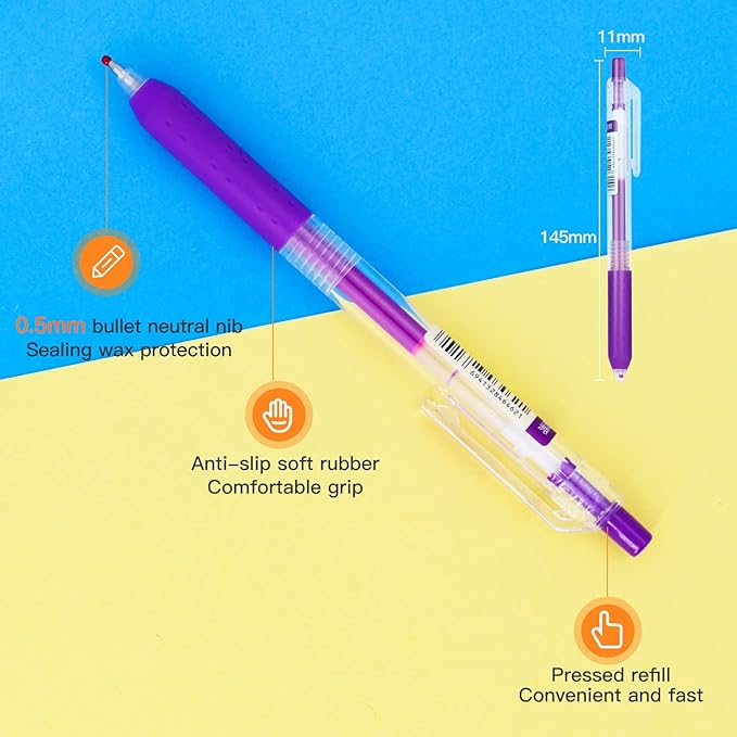 Metallic Colors Journal Planner Pens Colorful 0.5mm Markers Fine Tip Drawing Pen Porous Fineliner Pen for Bullet Journaling Writing Note Taking Coloring Art Office School Supplies (6 metallic colors)