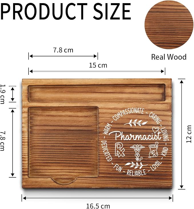 Pharmacist Gifts for Women, Men, Pharmacist Week Gifts, Pharmacist Office Decor, Appreciation Thank You Gifts for Pharmacist Self-Stick Note Pad Holders GAA37