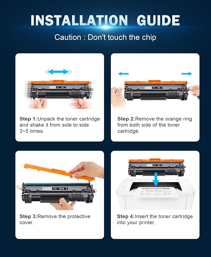 141A Toner Cartridge Compatible Replacement for HP 141A Black Laserjet Toner Cateridge W1410A for Laserjet M110w MFP M139w M140w Printer(Black 2 Pack)