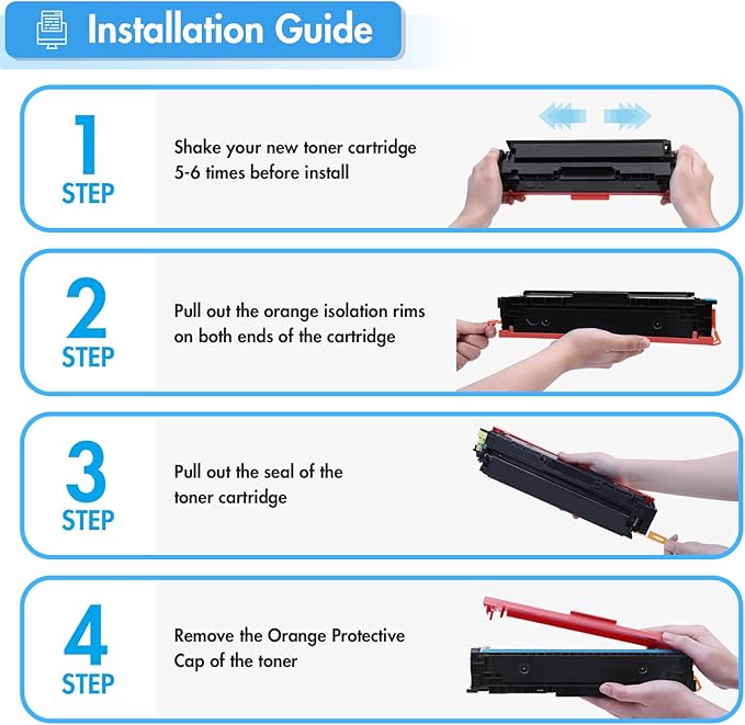 TRUE IMAGE Compatible Toner Cartridge Replacement for HP 410X CF410X CF410A 410A M477 M452 Color Pro MFP M477fdw M477fnw M452dw M477fdn M452nw M452dn M377dw Printer Ink (Black, 1-Pack)