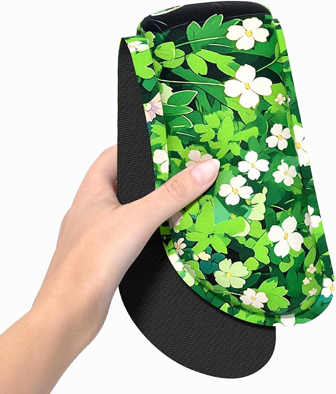 Dapesuom Enlarge Keyboard Wrist Rest, Memory Foam Wrist Cushion for Desk Mats Support, Typing Pain Relief Keyboard Mouse Pad Rests Set with Non-Slip Base for Gaming Laptop Computer, Anime Grass Cat