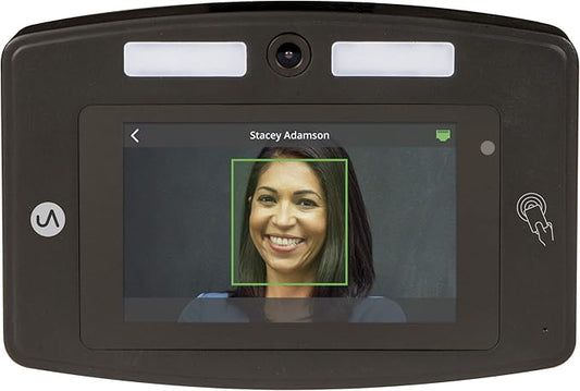 uAttend Touch-Free Voice Control and Facial Recognition Time Clock System for Employees and Small Businesses (DR2000)