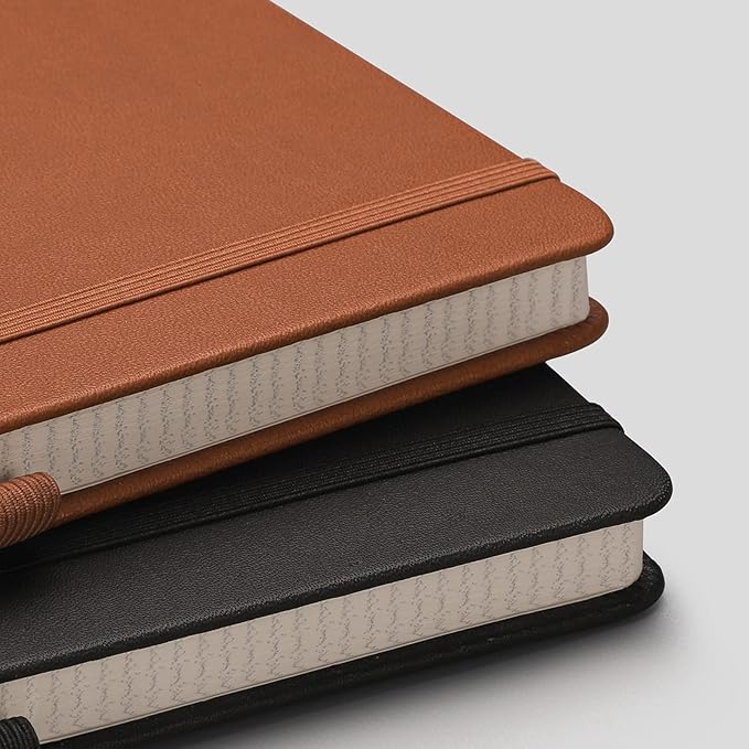 AHGXG Graph Paper Notebook 2 Pack - A5 Grid Paper Notebook/Journal Hardcover with 384 Pages, 120gsm Thick Graph Paper, Grid Paper for Math & Science Students 5.75'' × 8.38''