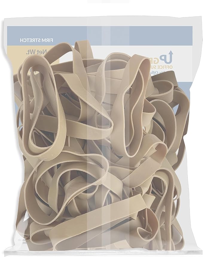 Upgrade Office Supply UPG234105 Rubber Bands, Size 105 (5 x 5/8), 60 Bands, 1 lb Bag, USA