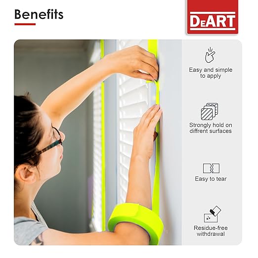 DEART Colored Masking Painters Labeling Tape Masking Tape 1 inch Color Painter Tapes for Arts & Crafts Labeling or Coding, Kids Art Supplies Color Tape Rolls, Colorful Craft Tapes