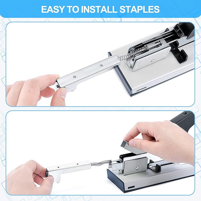 Heavy Duty Stapler,240 Sheet High Capacity Large Stapler with Staple Remover and 4000 Staples,Nextlifei Effortless Industrial Staplers,Easy to Load Heavy-Duty Staples,for Home ,Booklet ,Commercial Use