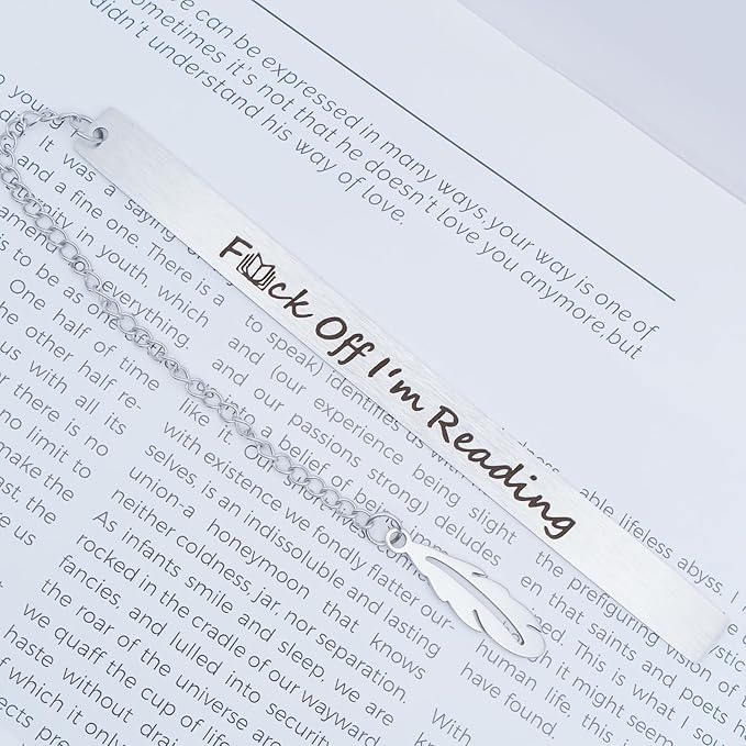 Book Lovers Gifts Funny Bookmark for Women Men Birthday Reading Gifts for Readers Writers Friends Coworkers Christmas Stocking Stuffers for Boys Girls Teens Graduation Gift for Students Bookworms