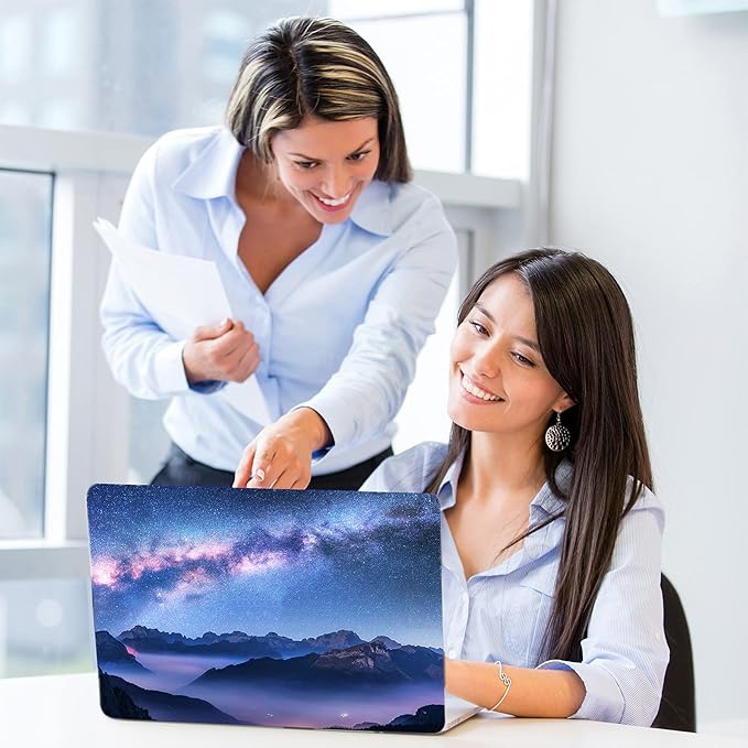 DTangLsm Compatible for M4 MacBook Air 13.6 inch Case 2025 2024-2022 Release M4 A3240 M3 A3113 M2 A2681, Slim Plastic Hard Shell Protective Case&Keyboard Cover for MacBook Air M4 13 inch, Mountains