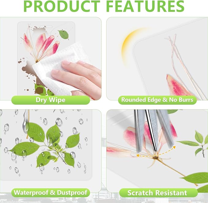 HOUYEE 50 Pack 5Mil Thermal Laminating Pouches, 2.5x4.25 Inches ID Badge Size Laminate Pouches with Hole, Ultra Clear Laminating Sheets HeatSeal Laminator Pouches for ID Cards, Name Tags, Office Use