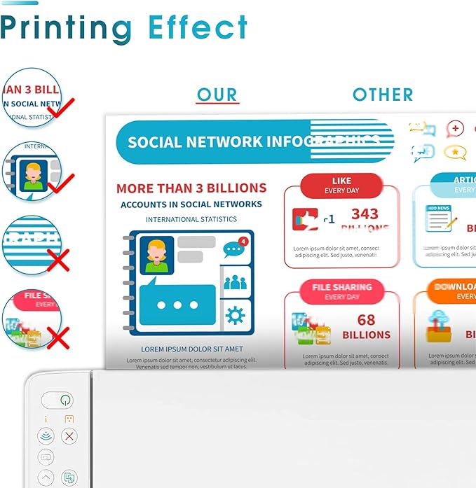 962XL Ink Cartridges Latest Version Combo Pack, High-Yield, Replacement for HP 962, Work for OfficeJet Pro 9010 9015 9020 9018 9025 9018 9019 9012 Printers (Black, Cyan, Magenta, Yellow, 4 Pack)