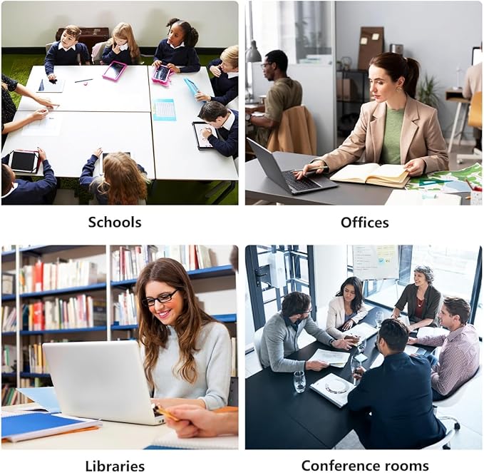 Conference Room Table, Folding Conference Tables,Thicken Grey Tabletop,Flip Top Wooden Seminar Meeting Room Table for Conference Room Offices (6, White, 47.2“)