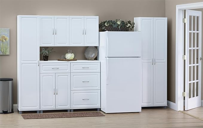 SystemBuild Evolution Kendall 24" Utility Storage Cabinet - White