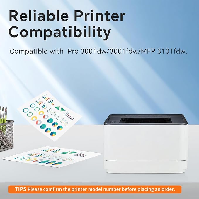 138X Black Toner Cartridge High Yield W1380X Compatible Replacement for HP 138X 138A W1380X W1380A Toner for HP Pro 3001dw 3001fdw MFP 3101fdw Series Printer Ink (2-Pack, with Chip)