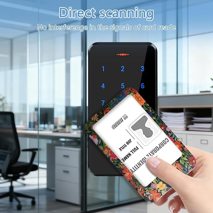 Lanyard with Id Holder, Black Cat Flower Badge Holder with Retractable Lanyard, ID Holder with Badge Reel Clips, Animal Keychain Name Tag Teacher Women Doctor Office Gift