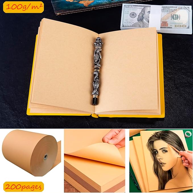 3D Dragon Eye Embossed Journal,Resin Engraving Notebook,Dnd notebook for Dragon Lovers ，Blank Paper,Hardcover Travel Notepad for Writing,Sketchbook,Collection,Gift,Decoration A4 and A5 Size (A5-Yellow)