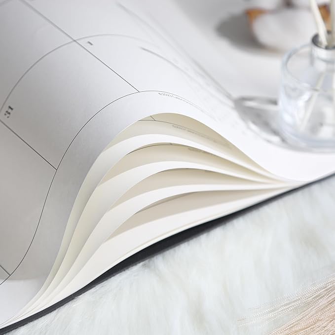 Simplified Desk Calendar 2025-2026 with Desktop Mat, Cabbrix Large Desk Pad Calendar 21" x 16-1/2" Covering July 2025 to June 2026, Desk Blotter Calendar 2025 for Home School and Office (Black)