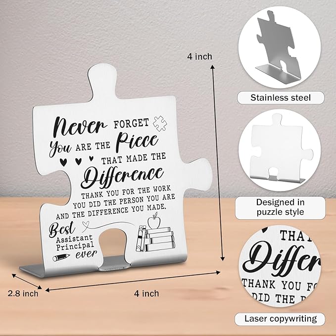 Thank You Appreciation Gifts for Coworkers, Boss, Women, Men, Nurse, Mentor Teacher. Going Away Gift Retirement Gift for Employee, Inspirational Motivational Quote Decorative Signs Plaques WDD7