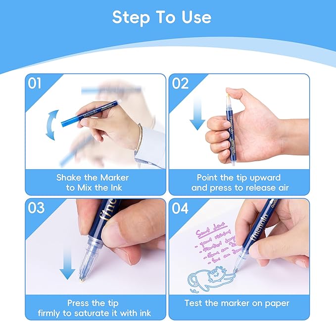 36 Colors Double Line Outline Markers, Shimmer Outline Marker Pen Set with Metallic & Glitter Effects, Self-Outline Shimmer Markers for Card Making, DIY Art, and Doodling – Perfect for Kids & Adults