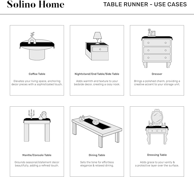 Solino Home Linen Red Table Runner 36 Inches - 100% Pure Linen Small Table Runner 14 x 36 Inch Ideal for Dresser and Coffee Tables - Fete - Christmas, Holiday, Winter