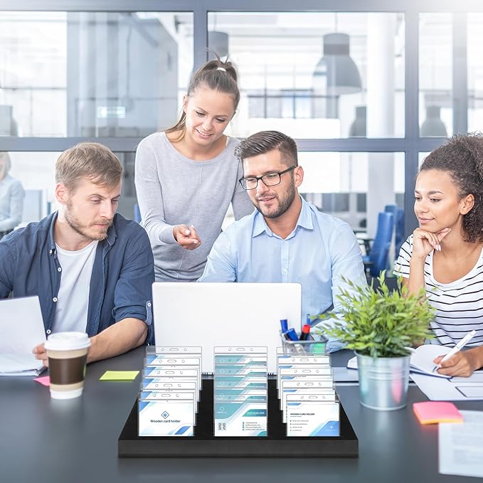 Lincia 2 Pcs Name Badge Holder ID Badge Tray Organizer Name Badge Organizer Badge Foam Holds 60 Badges ID Tag Name Badge Organizer Name Tag Holders for Office, 16 3/4 x 12 x 1 1/4 Inch