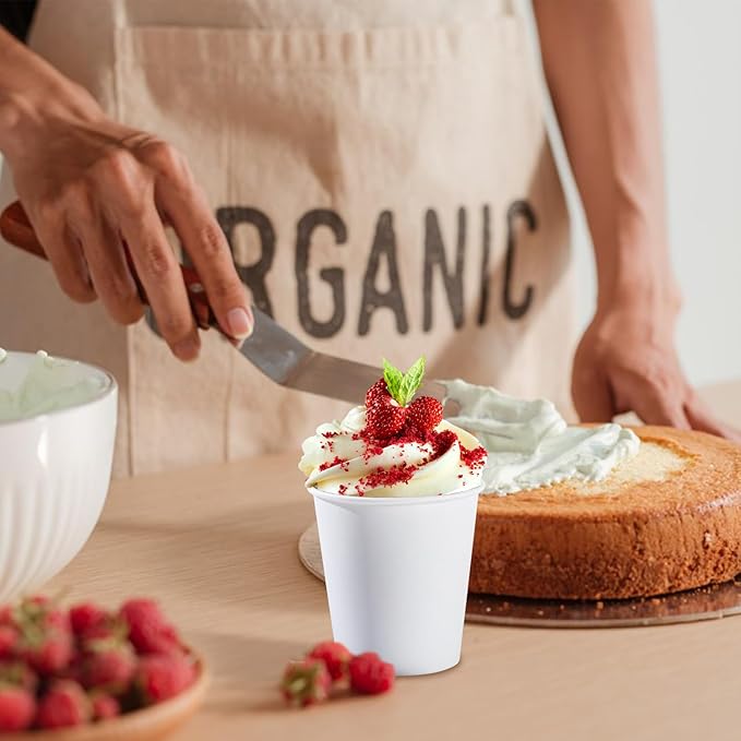 SIUQ 600 Pack 5 oz Paper Cups, Disposable Mini Bathroom Mouthwash Cups, Hot/Cold Drinking Cups, White Disposable Paper Cups for Bathroom, Home, Party, Office, Picnic, Travel