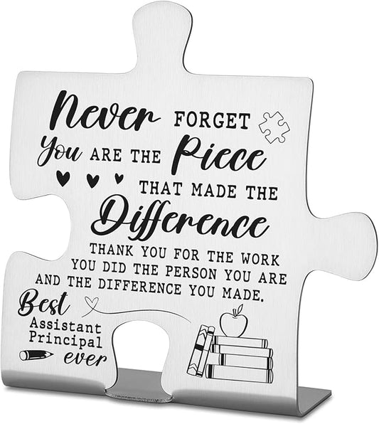 Thank You Appreciation Gifts for Coworkers, Boss, Women, Men, Nurse, Mentor Teacher. Going Away Gift Retirement Gift for Employee, Inspirational Motivational Quote Decorative Signs Plaques WDD7