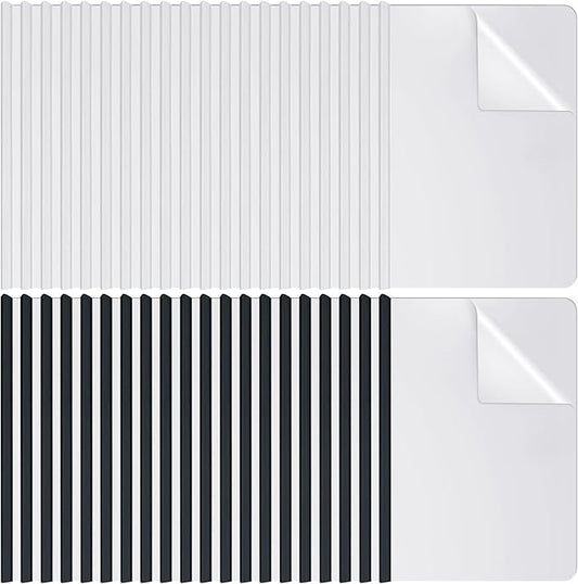 BBTO 100 Pcs Clear Report Covers with Sliding Bar for A4 Paper Resume Covers Presentation Folders File Document Binder for School Business, Letter Size 12 x 8.7 Inches(Black, White)