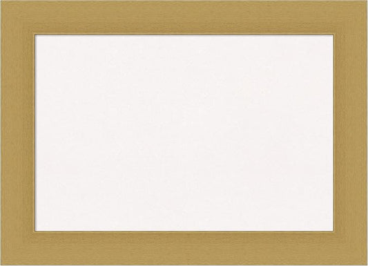 Amanti Art White Cork Board for Wall, 16x22 Vision Board with Gold Frame, Small Corkboard Office Decor for Home Organization, Casual Corkboard Pinboard to Display Items for Home Organization in