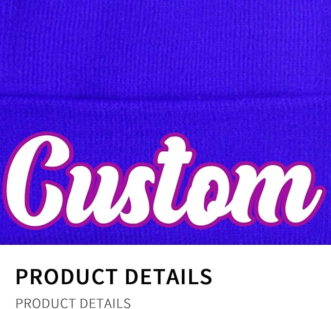 Custom Beanie with Photo Text Logo Design Your Own Personalized Knitted Hats Customized Beanie Custom Hats for Men Women