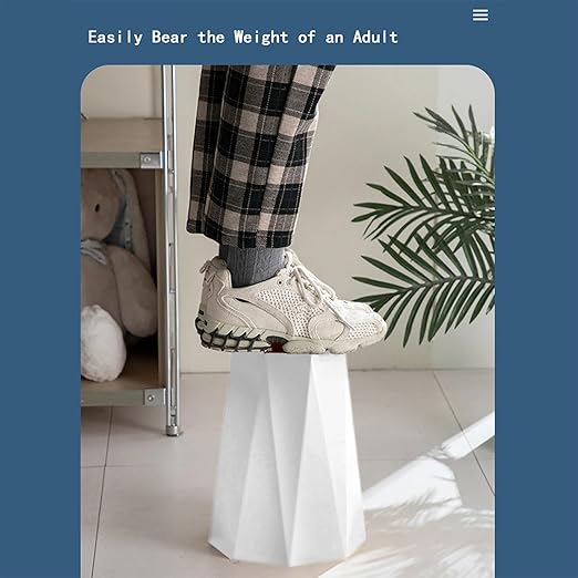 Trash Can Plastic Waste Basket 2.6 Gallon Garbage Can for Bathroom Office Bedroom Kitchen, 2 Pack White