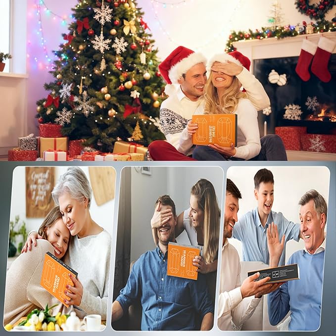 Hand Warmers Rechargeable 2-Pack, 3-Second Fast Heating & UL Certified for Safety, Portable Pocket Warmers for Outdoor Activities (Hunting, Golf, Camping), Stocking Stuffers