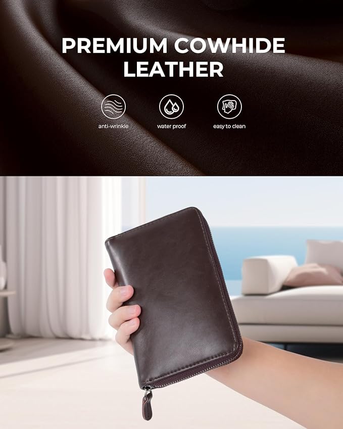 Nicpro 38PCS Art Mechanical Pencils Set in Leather Case, 3 PCS Metal Drafting Pencil 0.5, 0.7, 0.9 mm & 5 PCS 2mm Lead Holder (6B 4B 2B HB 2H 4H Colors) For Sketching Drawing With 20 Tube Lead Refills