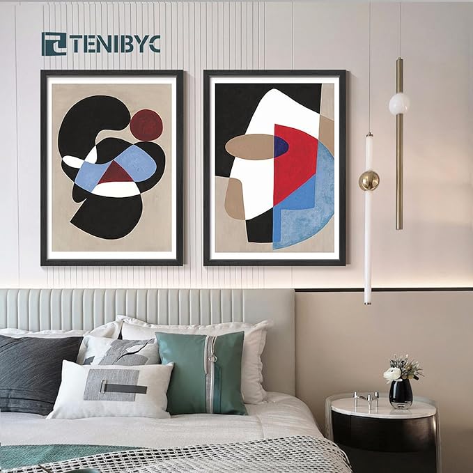 20x28 Picture Frames Set - 3 Pack - Black Solid Wood Poster Frame - Exclusive Woodgrain - Rooms, Offices, Gallery, Studio, and Hallway, Wall Display Decor