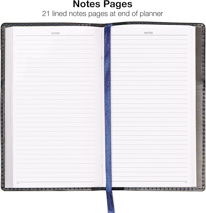 2026 Pocket Planner/Pocket Calendar and Pen, 3.5"x6": Includes 14 Months (November 2025 - December 2026) / 2026 Weekly Planner/Weekly Agenda/Monthly Calendar Organizer (Navy/Black)