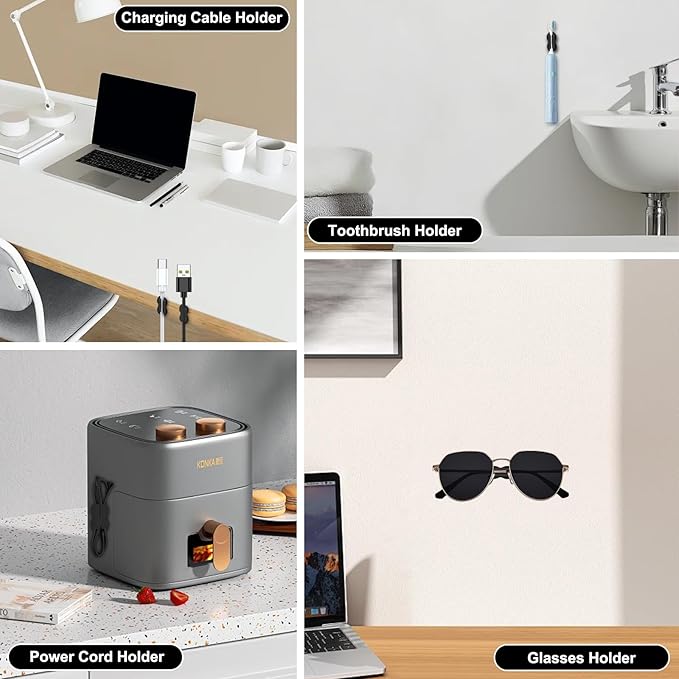 20 Pack Pencil Holders, Adhesive Desk Pencil Holder For Classroom Clipboard Wall, Silicone Pen And Marker Holders For School Student Kids Teacher Office Desk Accessories (Black) (Black)