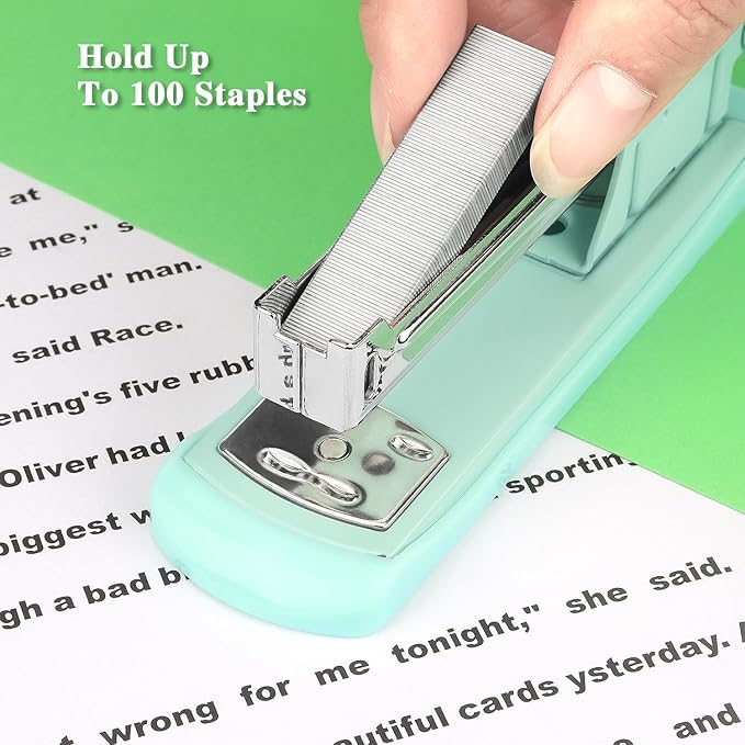 Tamaki Stapler, Office Stapler, Staplers for Desk(Green)