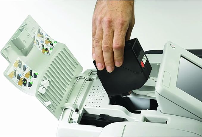 Quadient Ink Cartridge IXINK357 for Quadient Postage Machine iX-3, iX-5, iX-7, iX-7PRO Series, 17000 Yields, USPS-Approved Red Ink by American Mailing Solutions Inc.