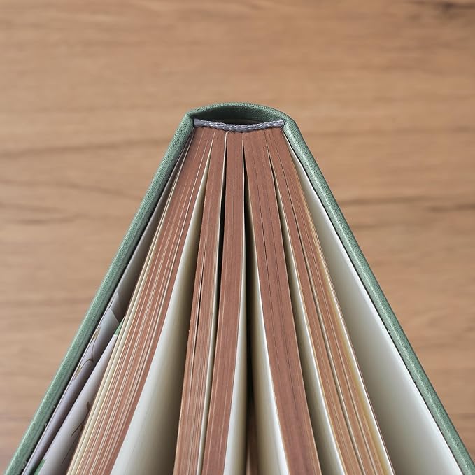 ZXHQ A4 360 Pages Lined Journaling Notebooks with Pen, Journals for Women Men Writing Notebook, Brown Edge, Hardcover, A4 Size 8.5'' x11'' Grey