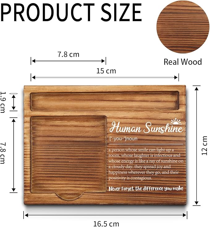 Human Sunshine Gifts for Women, Coworker Leaving, Human Sunshine Sticky Note Holder, Thank You Appreciation Gifts Friends Women Men Coworkers Self-Stick Note Pad Holders GAA50